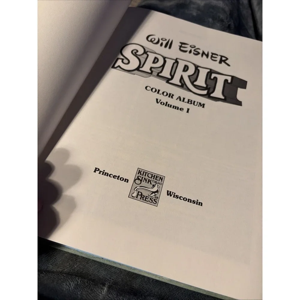 Spirit Color Album, The V1 1981‎ Kitchen Sink Will Eisner Comic Hardback Book